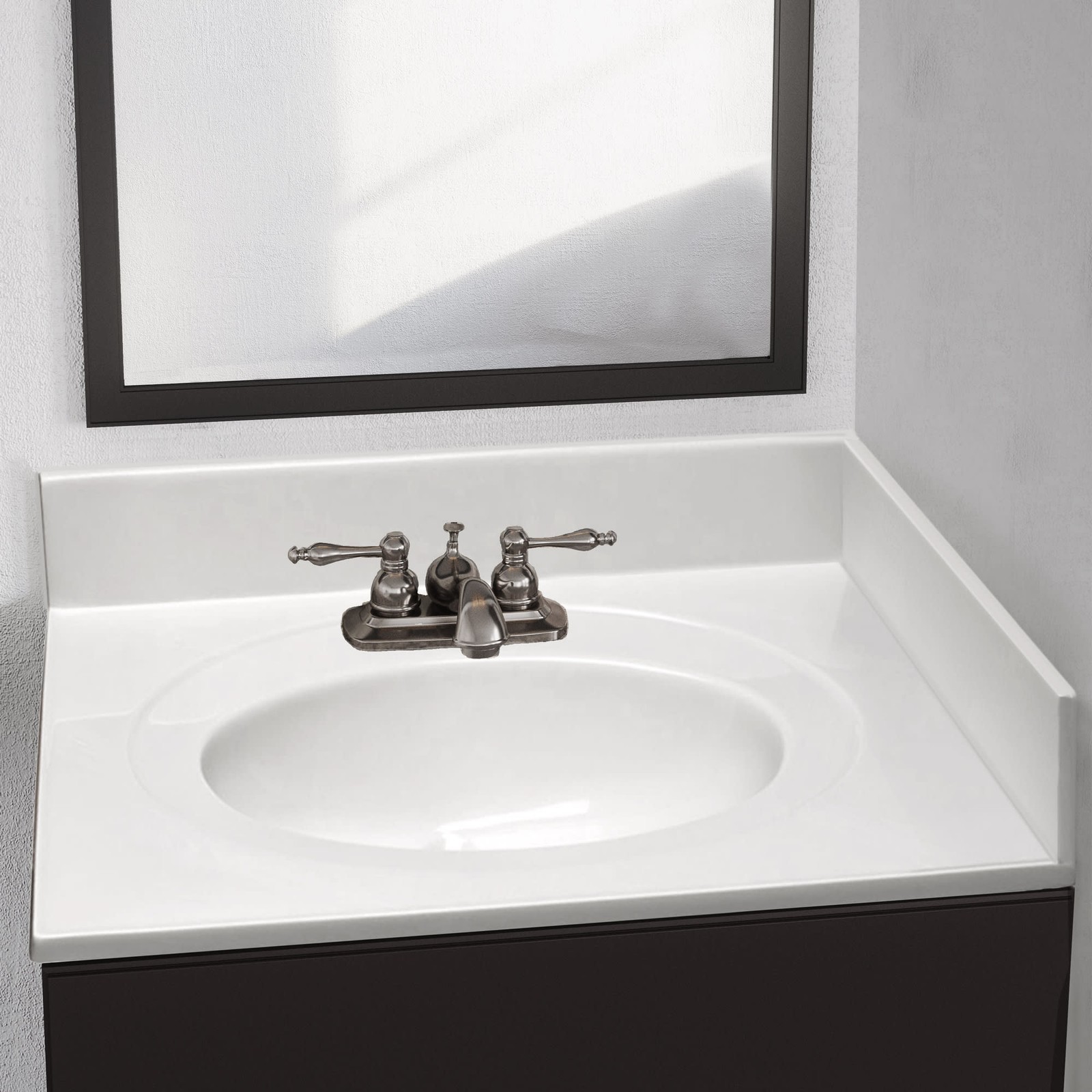 Design House 550921 18-3/8″ L x 3-3/8″ H Cultured Marble – White