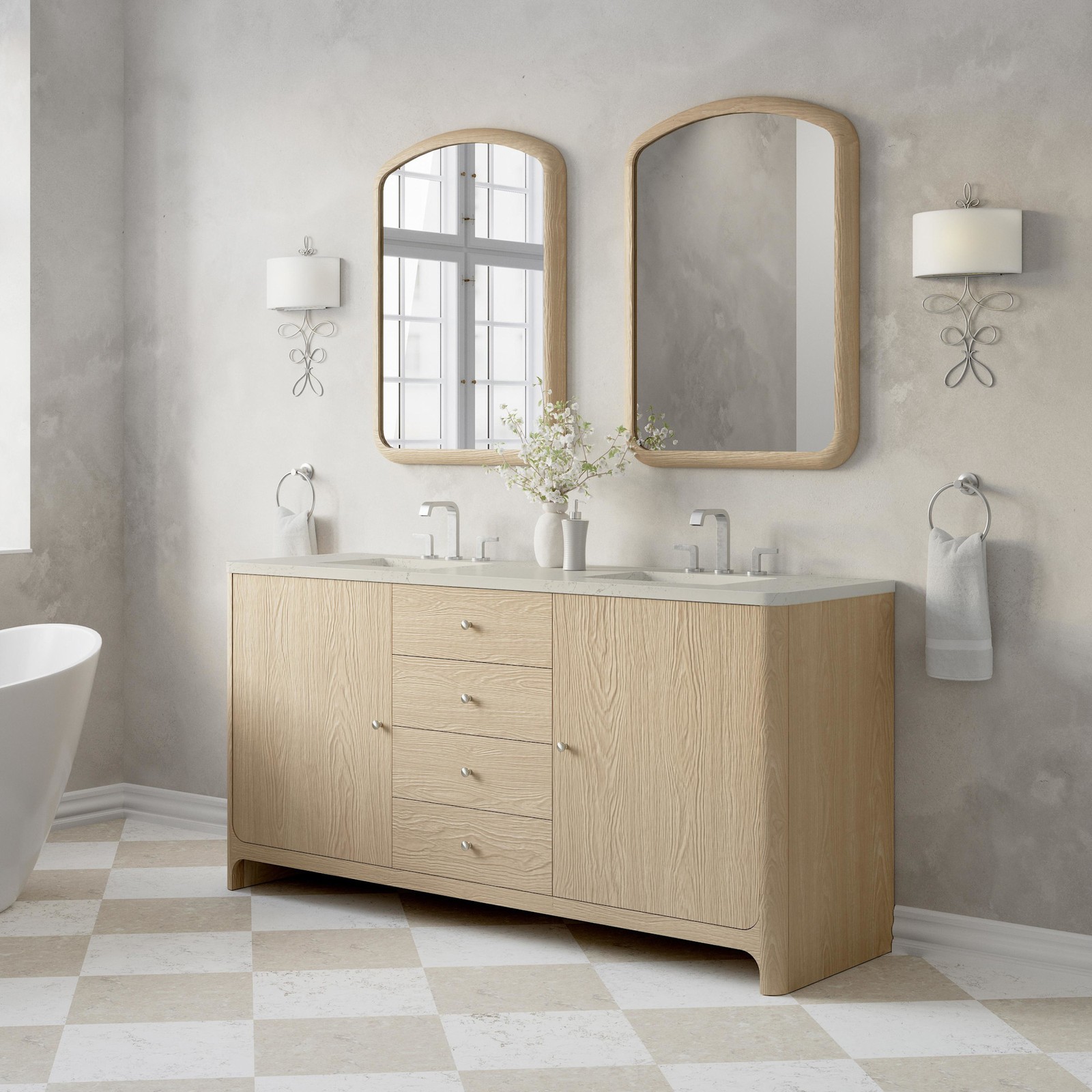 James Martin Vanities D125-V72-FSFR Gracyn 72″ – Sable