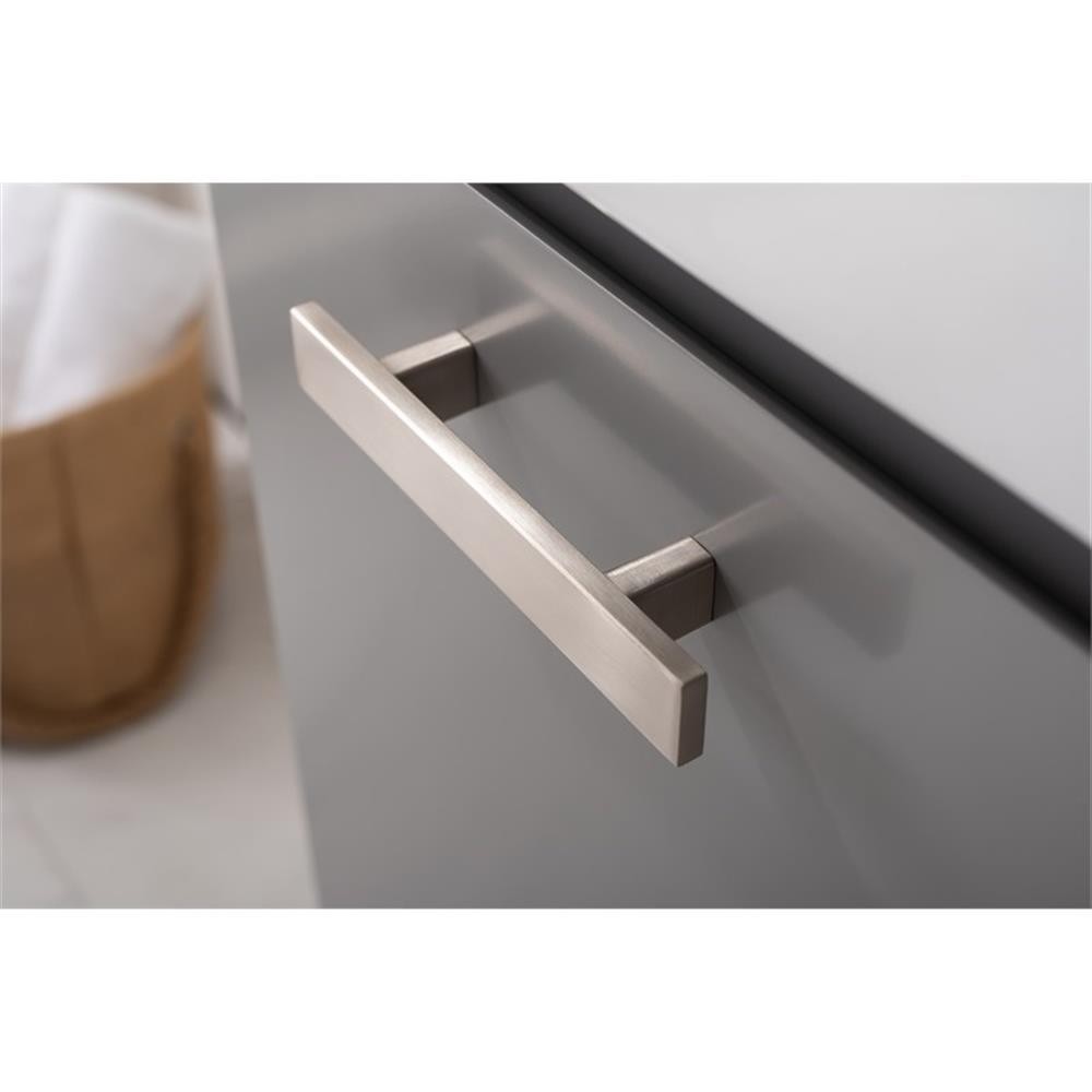 Design Element Stella 16.5″ Wood Single Sink Vanity in Gray