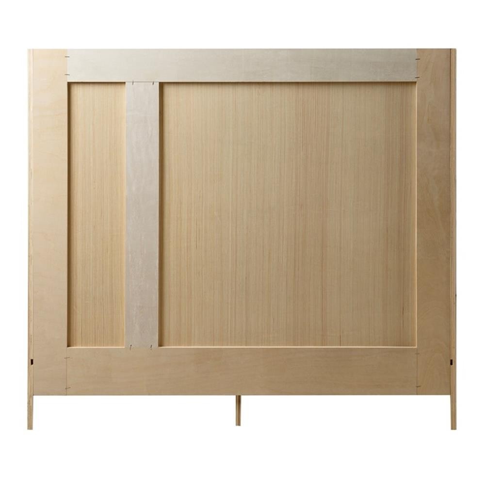 Brookings 36-Inch Vanity Wood Without Top in Modern Birch/Bronze