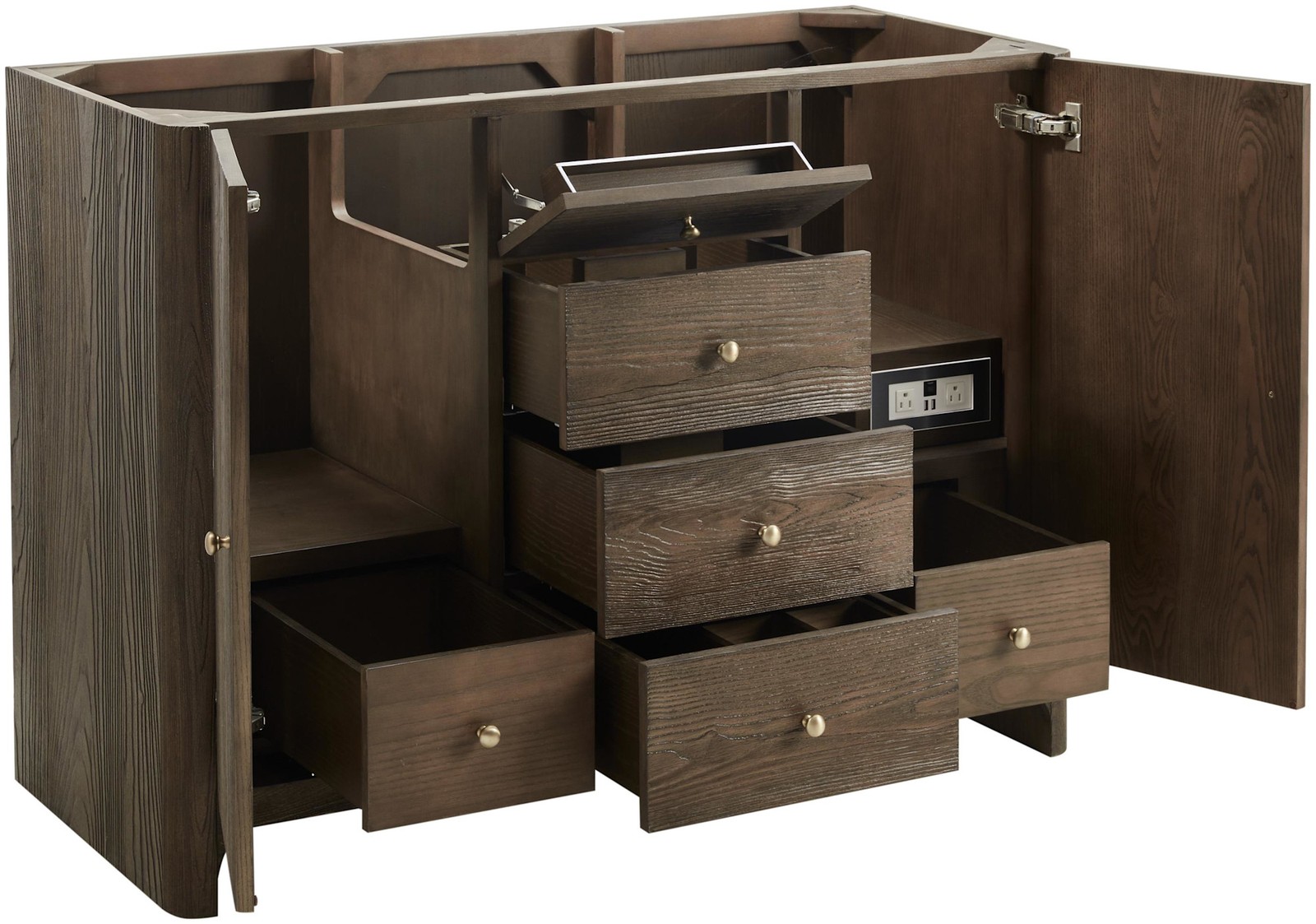 James Martin Vanities D125-V48-3VSL Gracyn 48″ – Coastal DriftWood