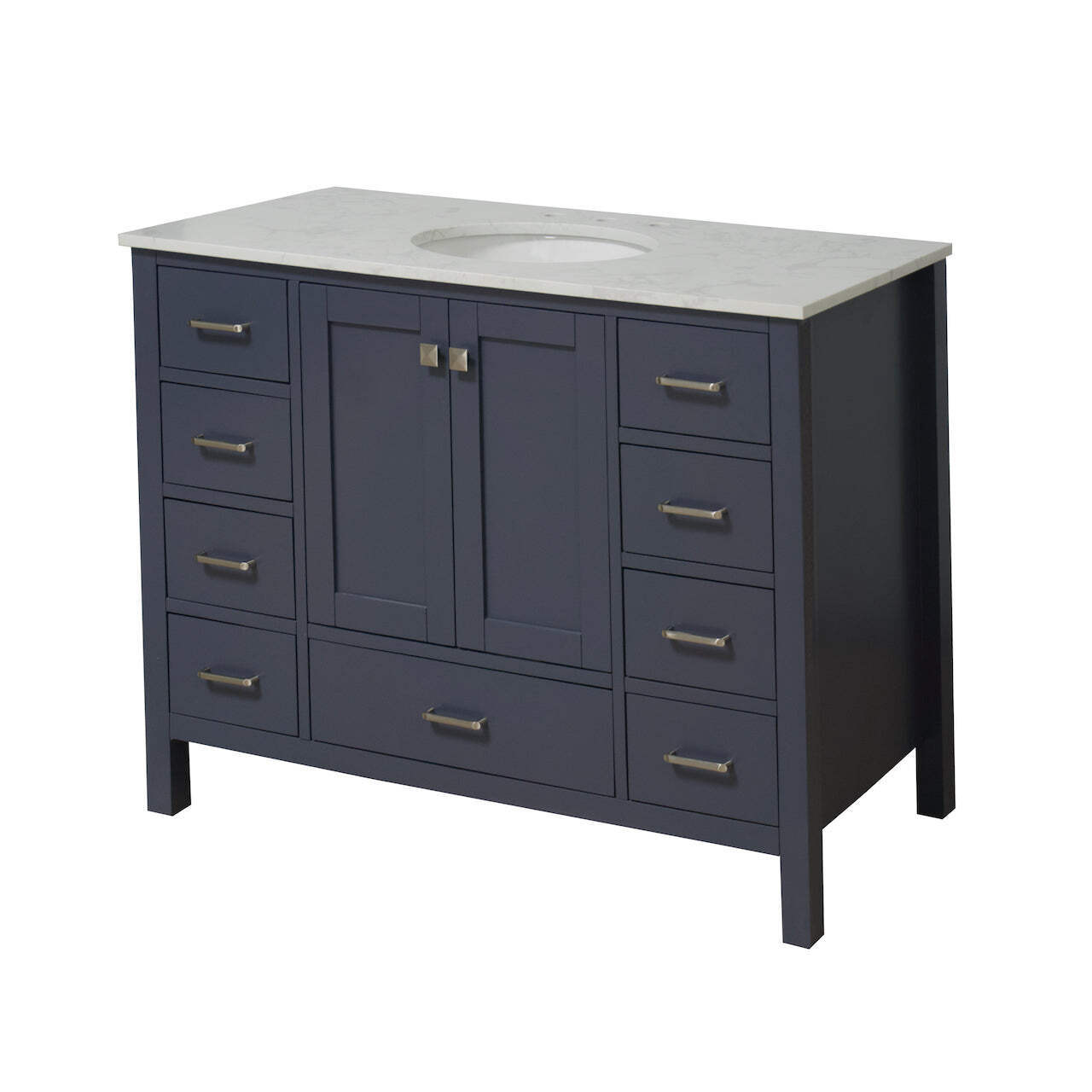 Horizon 48-inch Vanity with Engineered Carrara Top