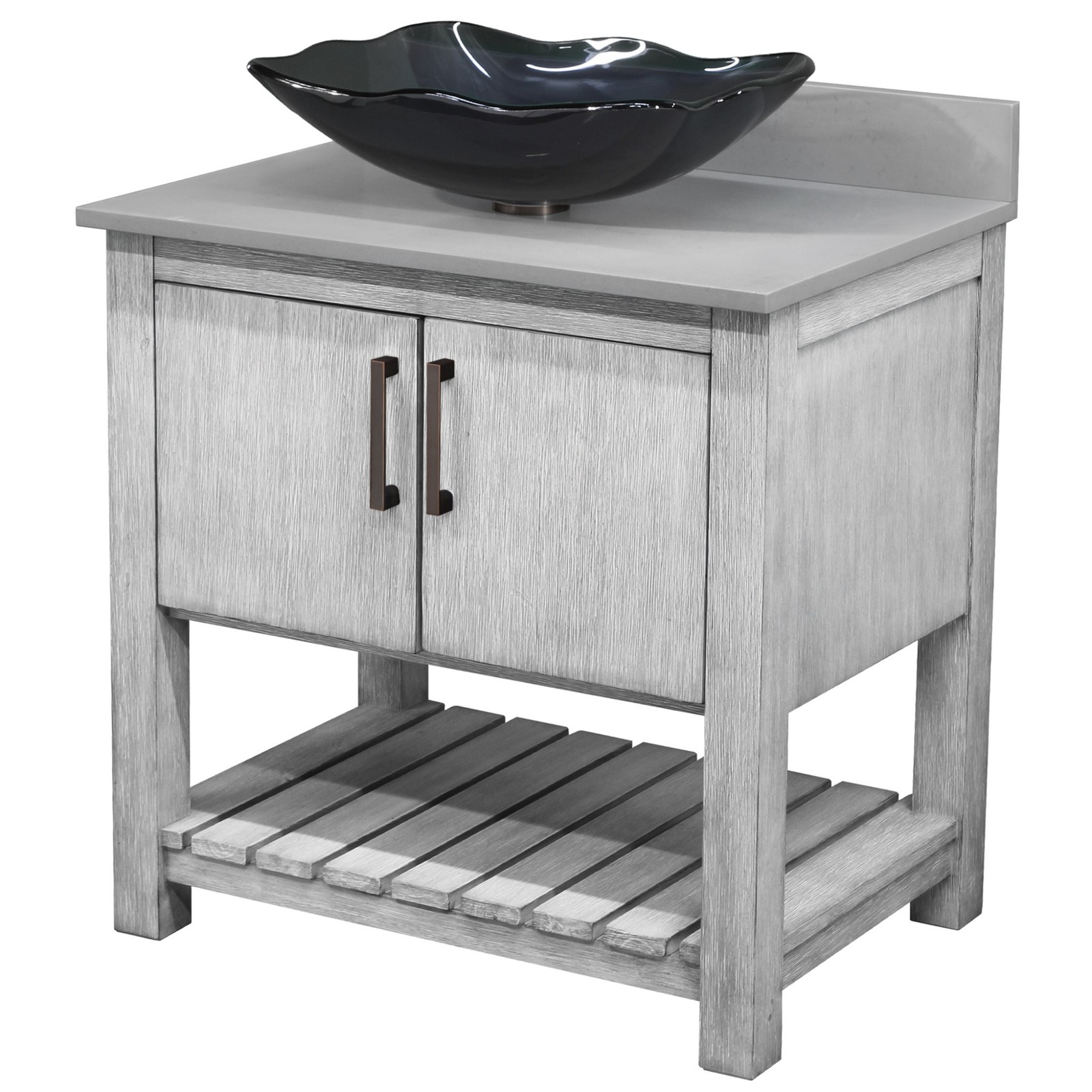 Miseno MV-30SG-NOBV-280-317G-MIR 30″ – Stonewash Grey / Storm Grey Top / Matte