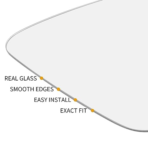 Passenger Right Side Rearview Replacement Mirror Glass W/Adhesive for VOLVO