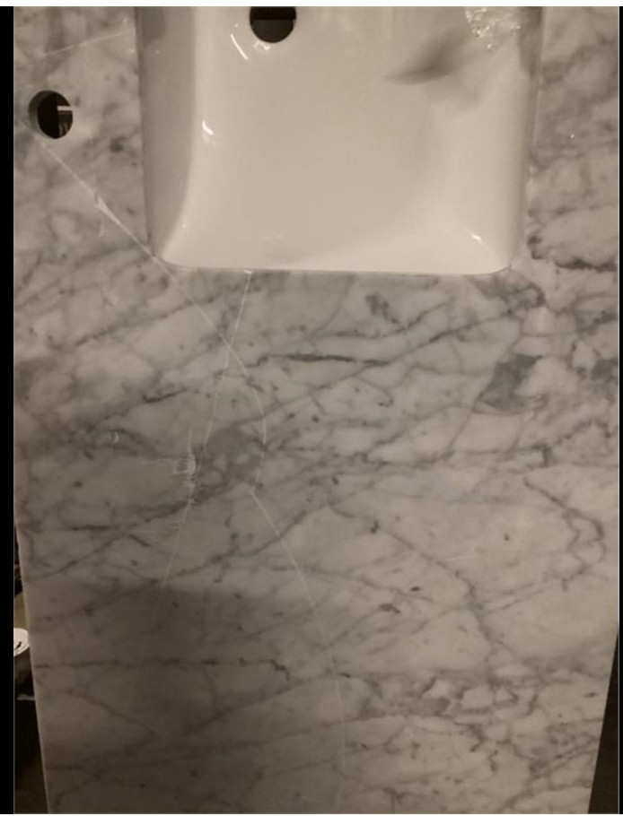 Collette Double Sink Bath Vanity – Only $485: Minor damage – Retails for $2,699