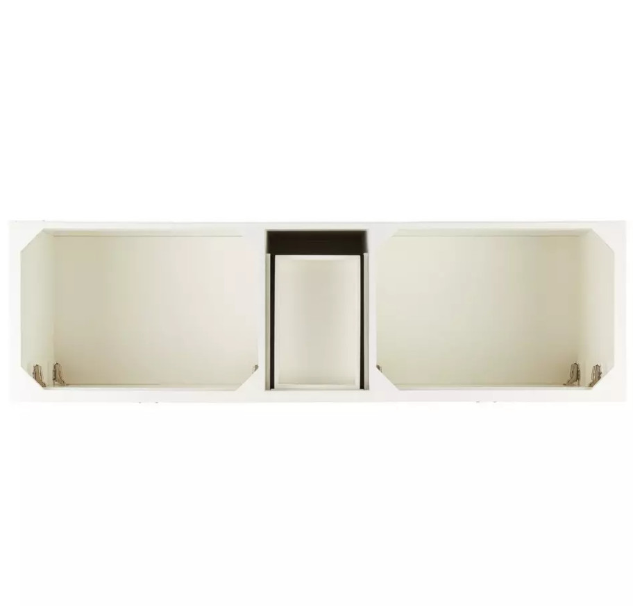 Signature Hardware 72″ Quen Double Vanity Cabinet – Soft White (Cabinet Only)