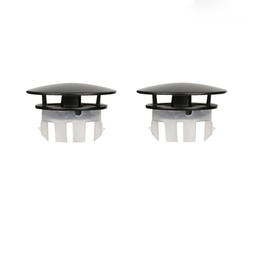 Sink Overflow Ring 2 Pack Matte Black Bathroom Vanity Sink Overflow Cover