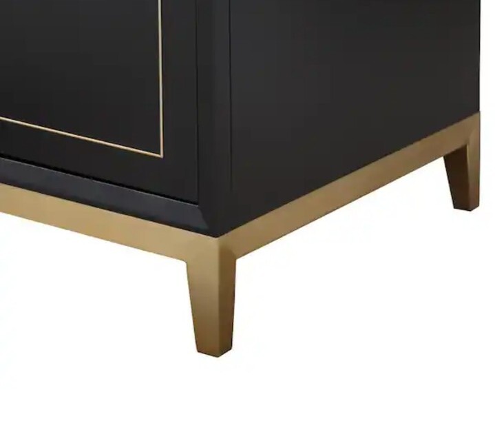Bemma Gracie 36″ Midnight Black Lavatory Bathroom Vanity Basin Sink Vb-gr36sfm-0