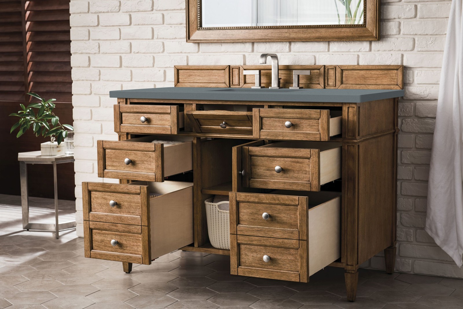 James Martin Vanities 650-V48-3CBL Brittany 48″ – Brown