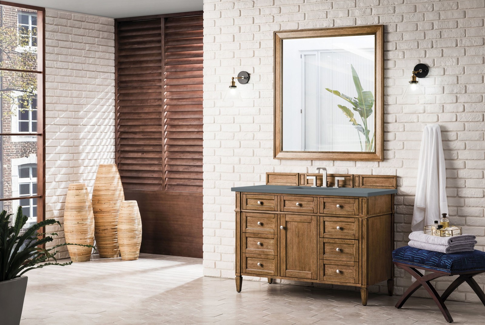 James Martin Vanities 650-V48-3CBL Brittany 48″ – Brown