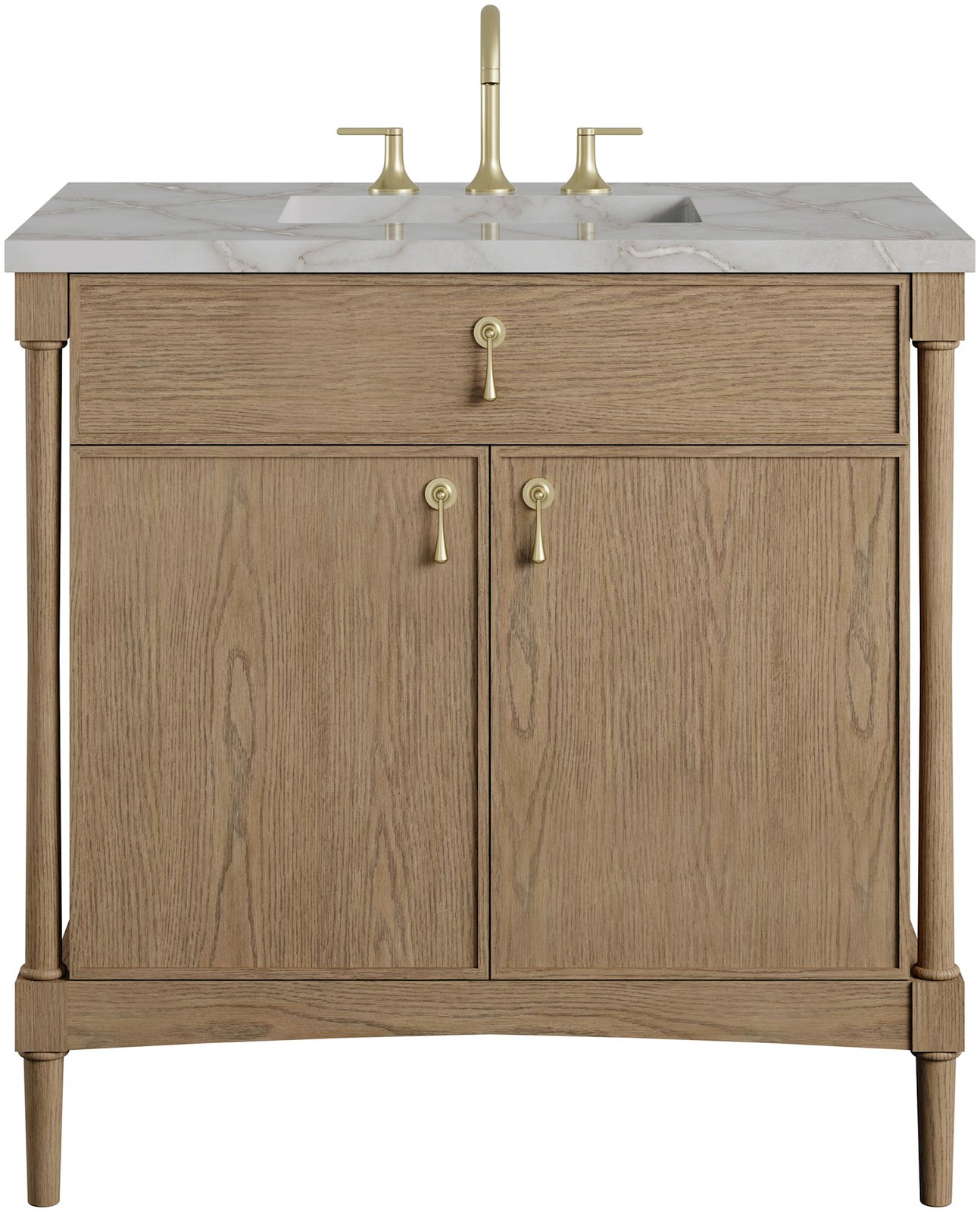 James Martin Vanities D680-V36-3VSL Kinnsden 36″ – Sable Oak