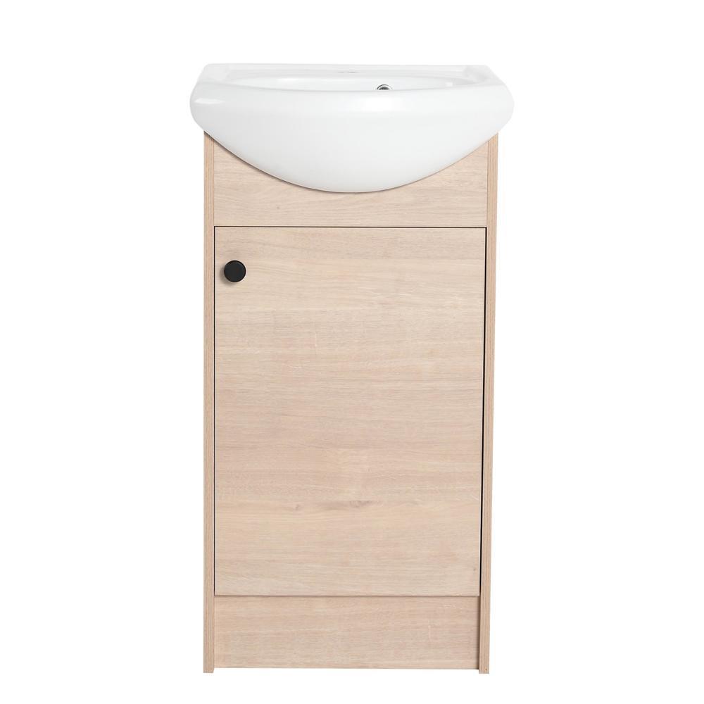 Sturdy and Durable Freestanding 18 Inch Bathroom Vanity