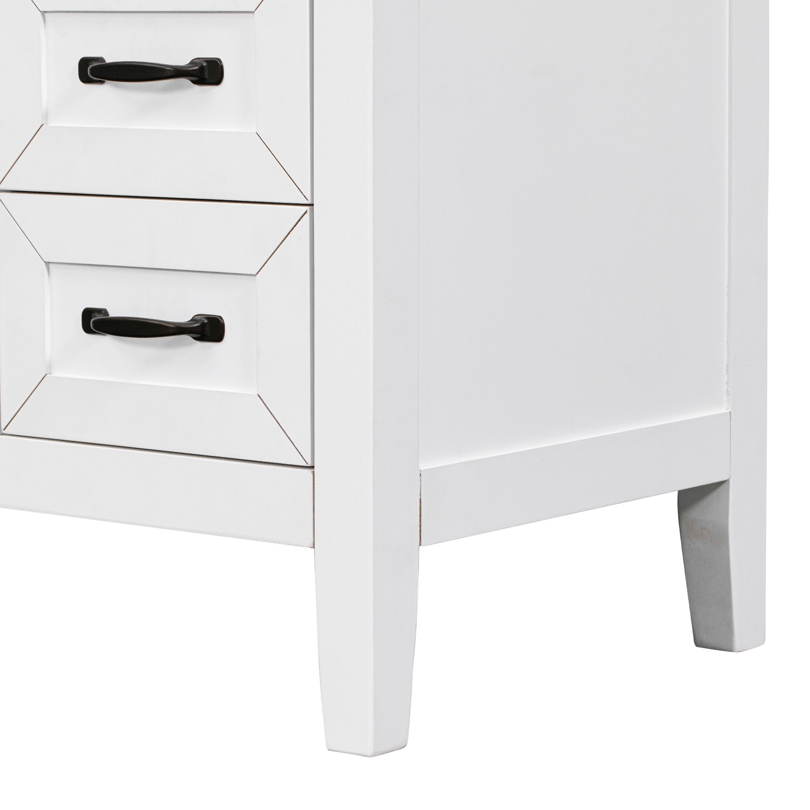 36″ Bathroom Vanity Base Only Cabinet with Drawers White