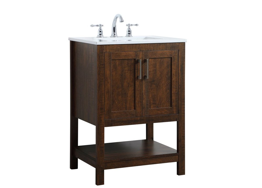 Elegant Lighting VF16024 Audy 24″ – Brown