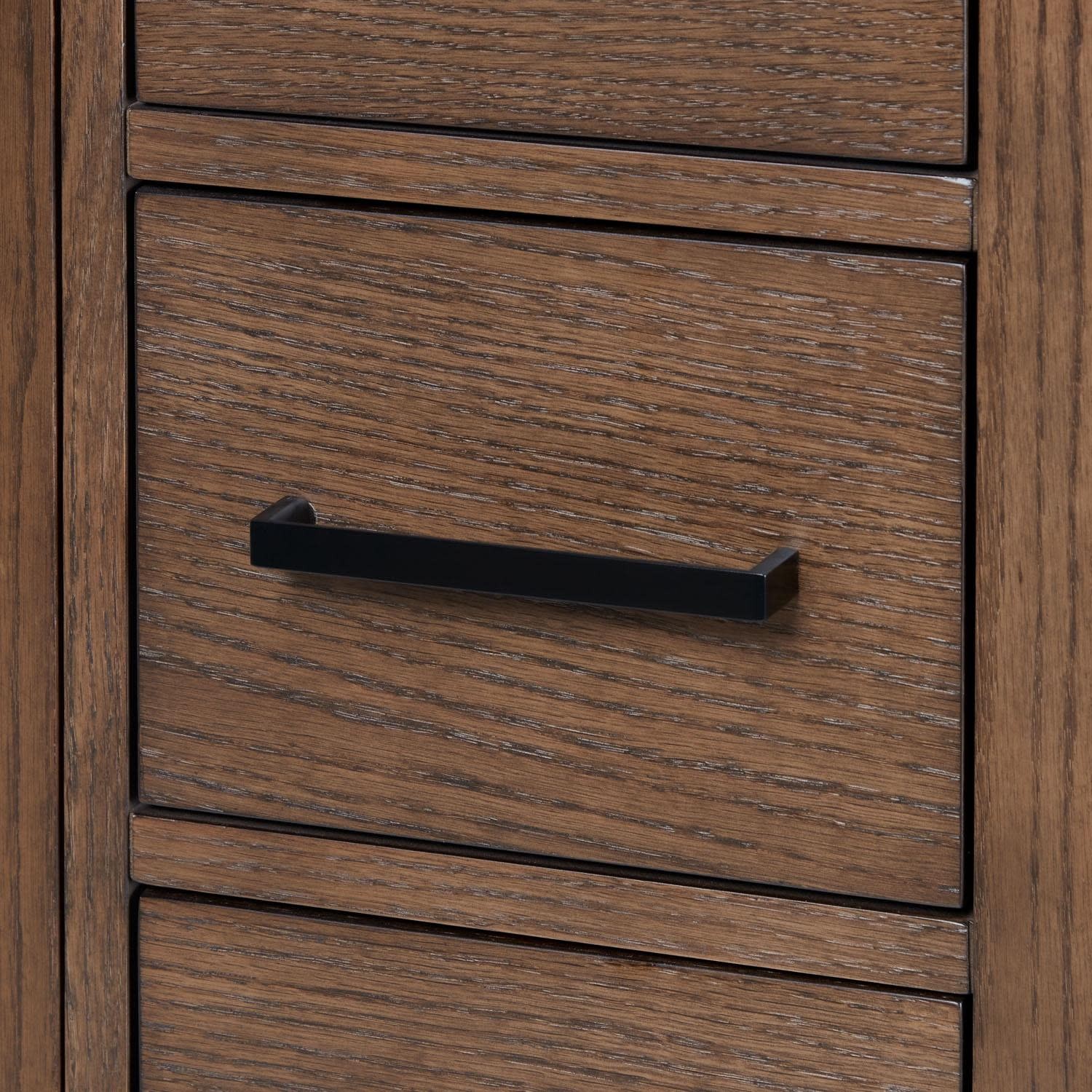 Ariel A036SRCQOVO Cambridge 36″ – Brown Oak / Carrara White Quartz / Satin Brass