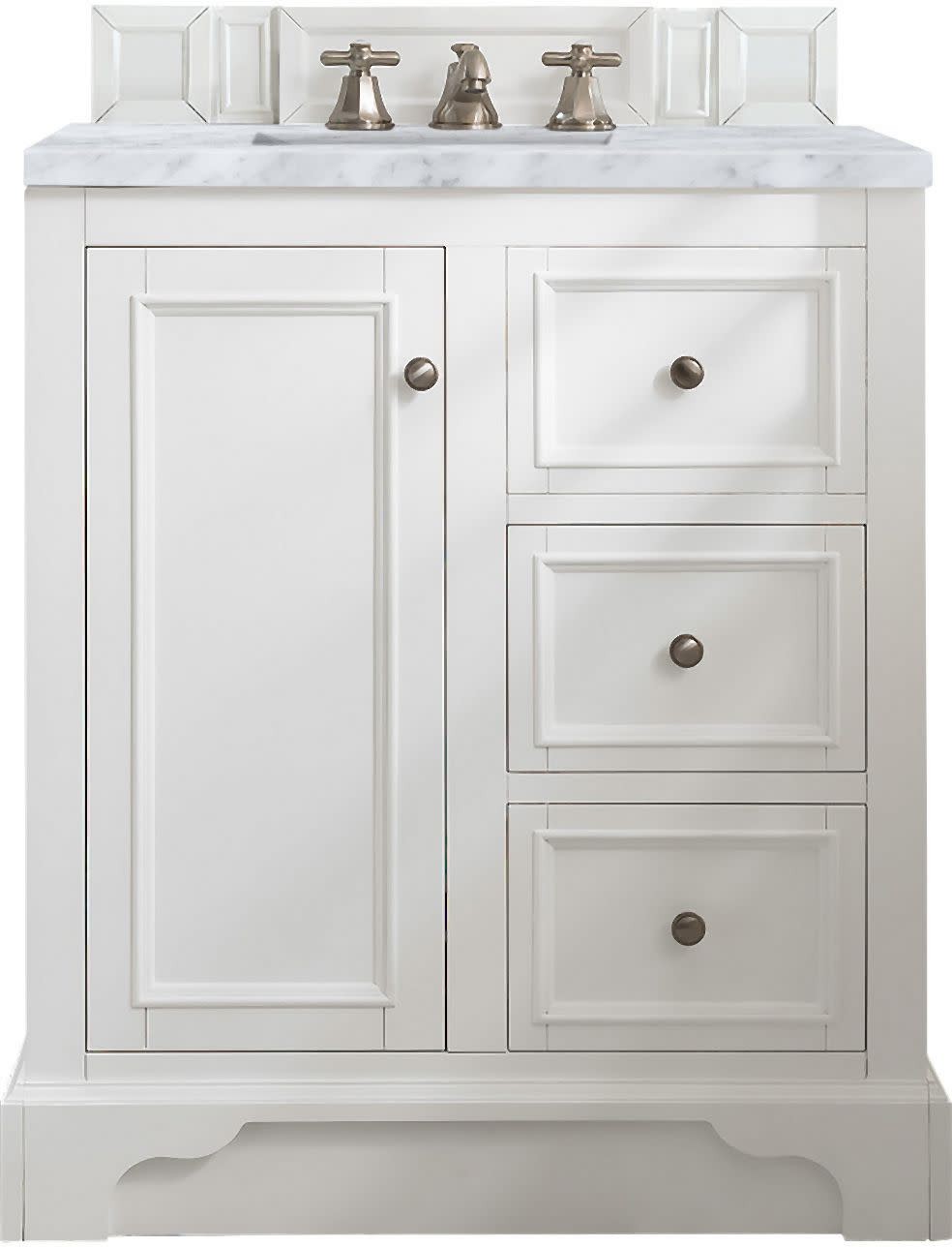 James Martin Vanities 825-V30-3CAR De Soto 32″ – White
