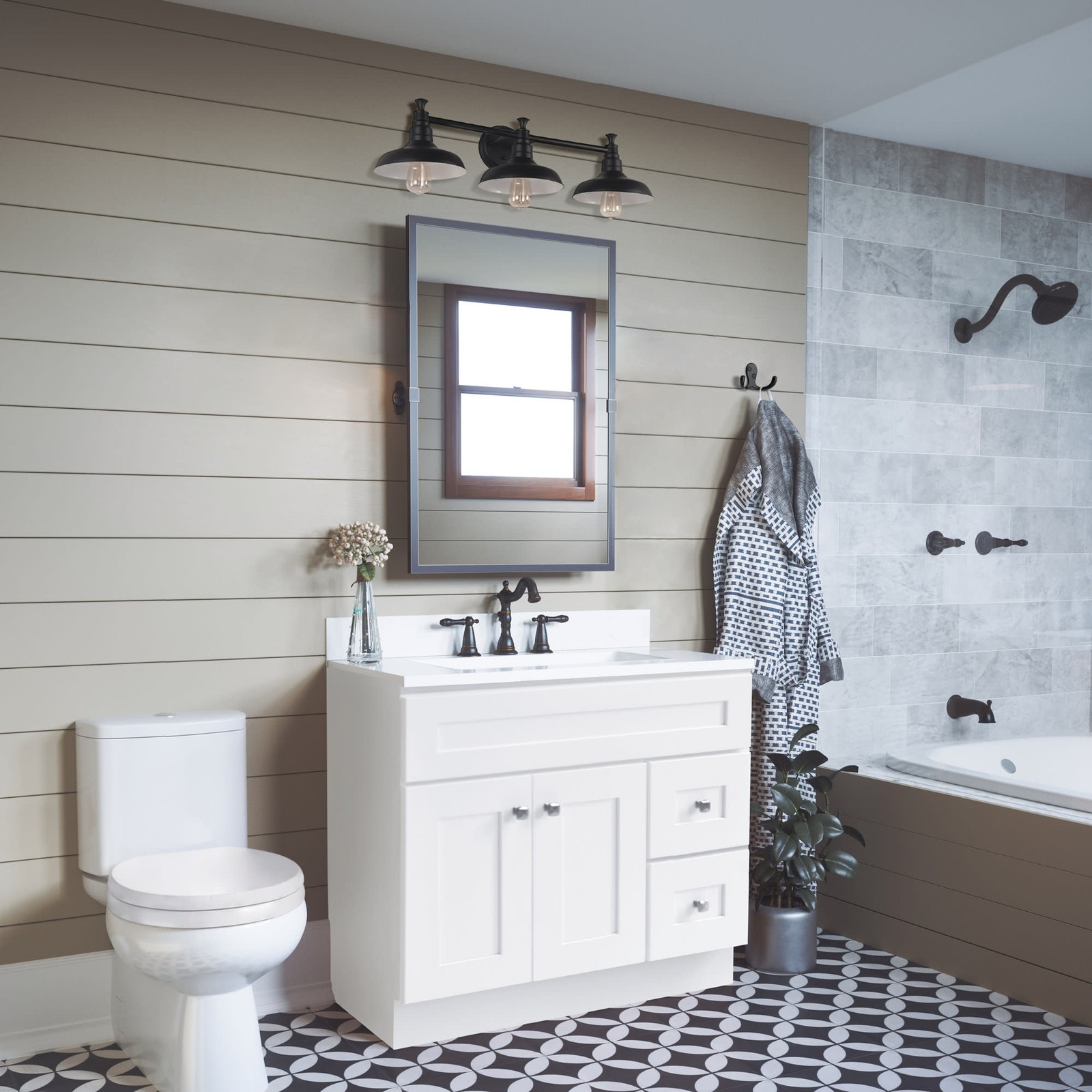 Design House 215764 Brookings 36″ Single – White