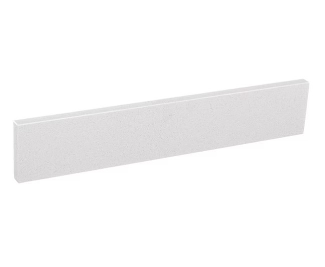 21.25 in. W Quartz Vanity Sidesplash in Snowstorm White