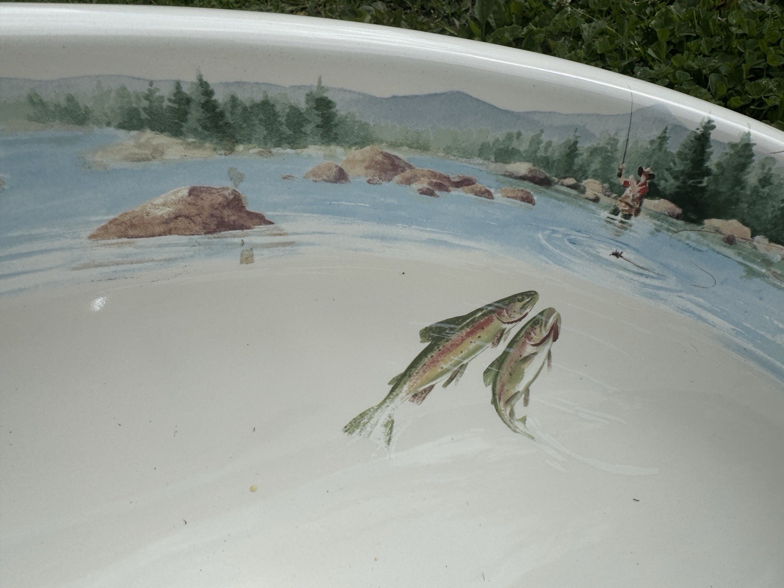 Kohler K-14274-RF-96 The Rod And the Fly Sink + Faucet Trim Bass Trout Fishing