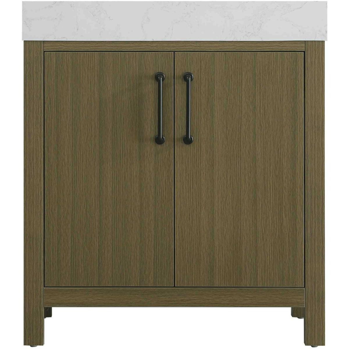 Elegant Lighting VF60630MCB Nathan Vanity Chestnut Brown