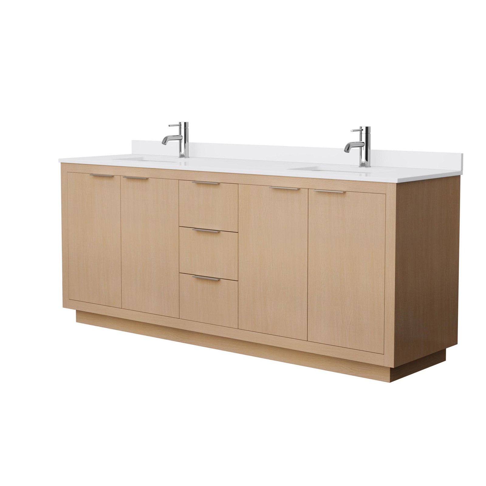 Wyndham Collection WCF282880D-VCA-UNSMXX Maroni 80″ – Light Straw / White