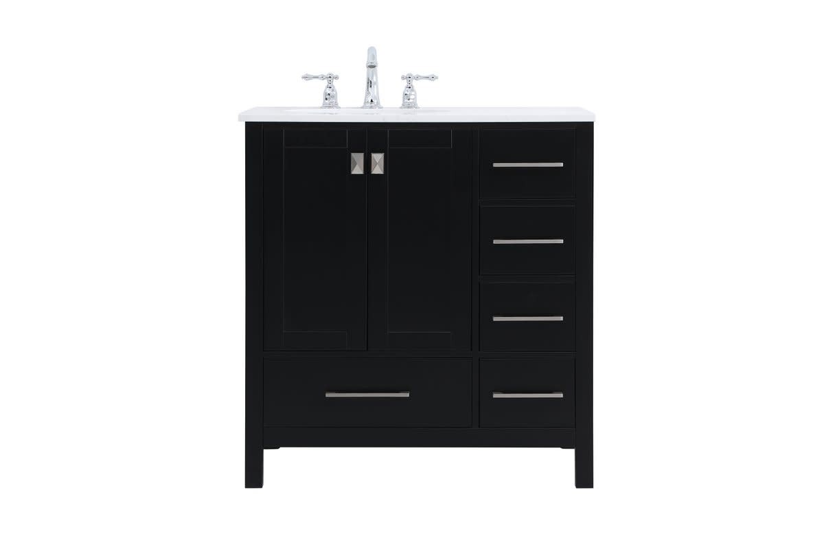 Elegant Lighting VF18832 Irene 32″ – Black