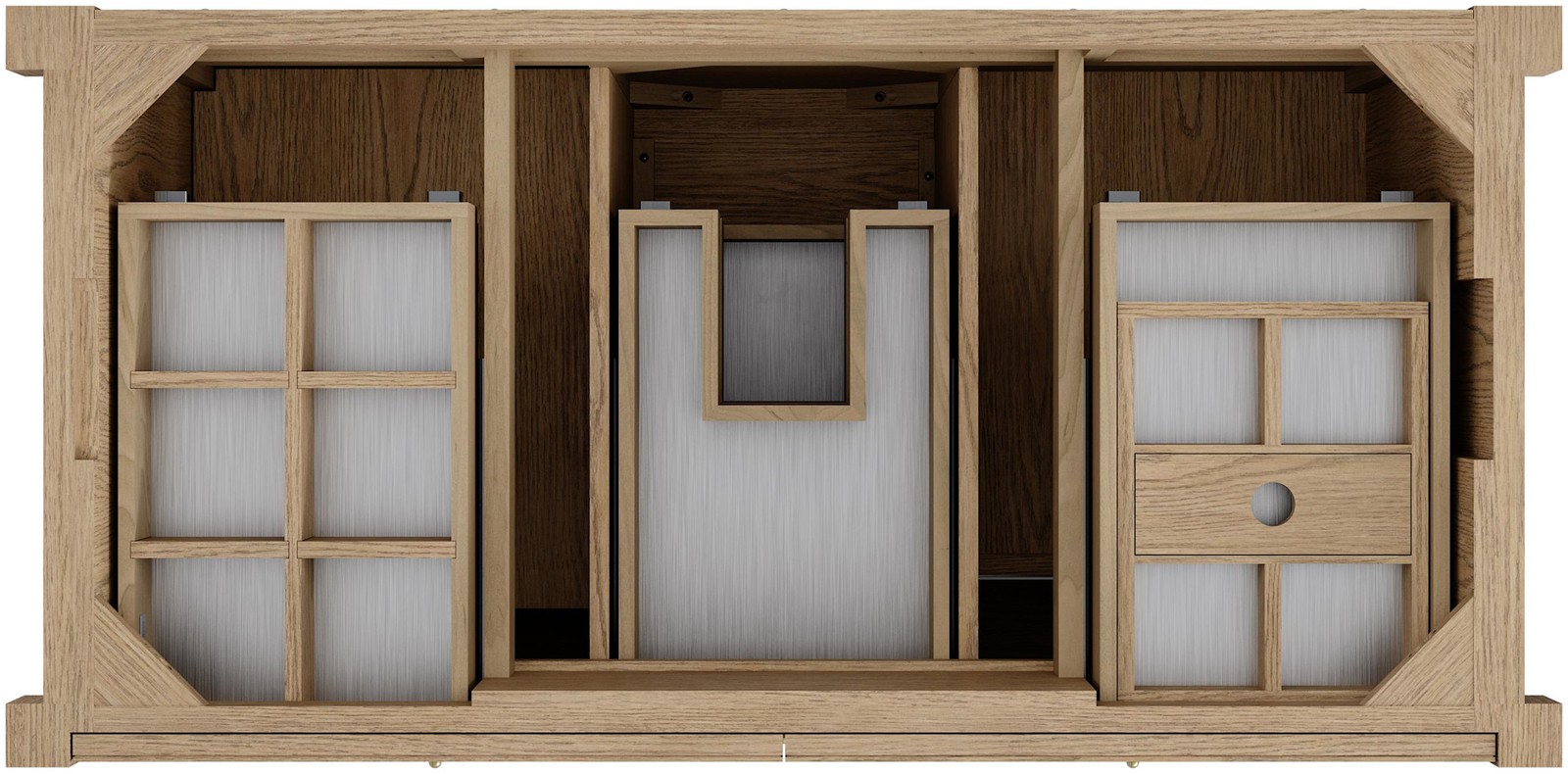 James Martin Vanities D680-V48-1WZ Kinnsden 48″ – Sable Oak