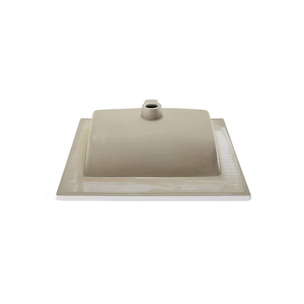 Swiss Madison Bathroom Vanity Top 24″ Pre-drilled Single Hole Ceramic White