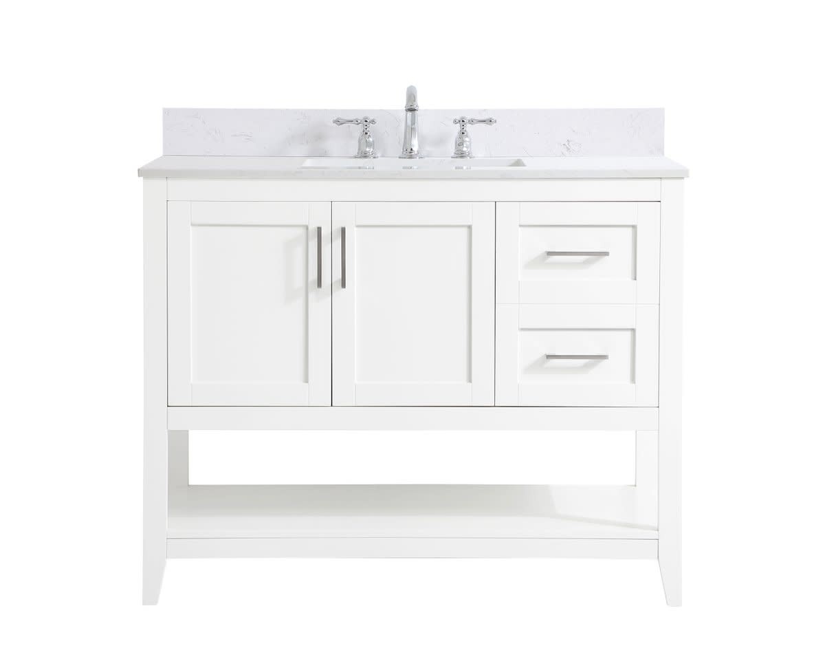 Elegant Lighting VF16042 Aubrey 42″ – Grey