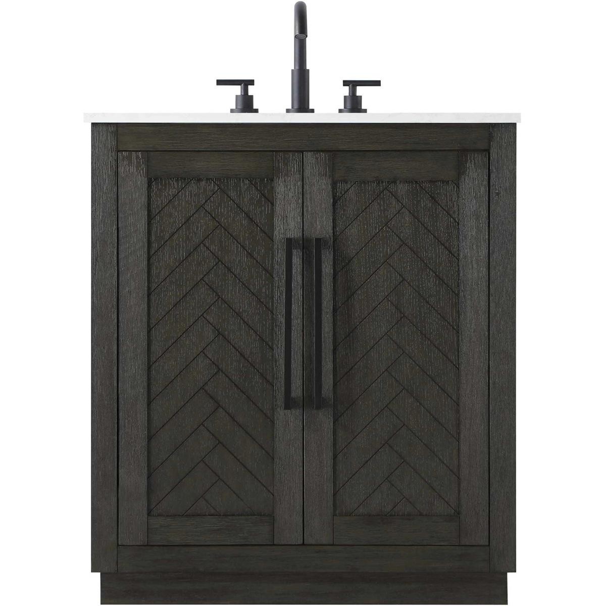 Elegant Lighting VF29030CO Chase Vanity Chocolate Oak