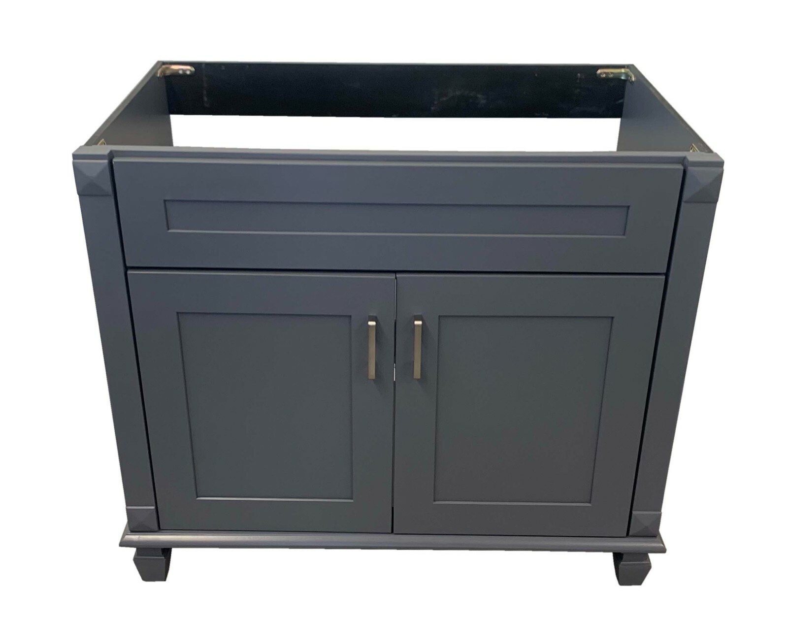 36″ Grey shaker Single Bathroom Vanity Base Cabinet 36″ W x 21″D x 32″ H