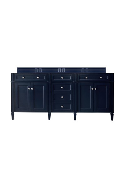 72″ James Martin Brittany 650-V72-M-VBL Double Vanity Cabinet Victory Blue