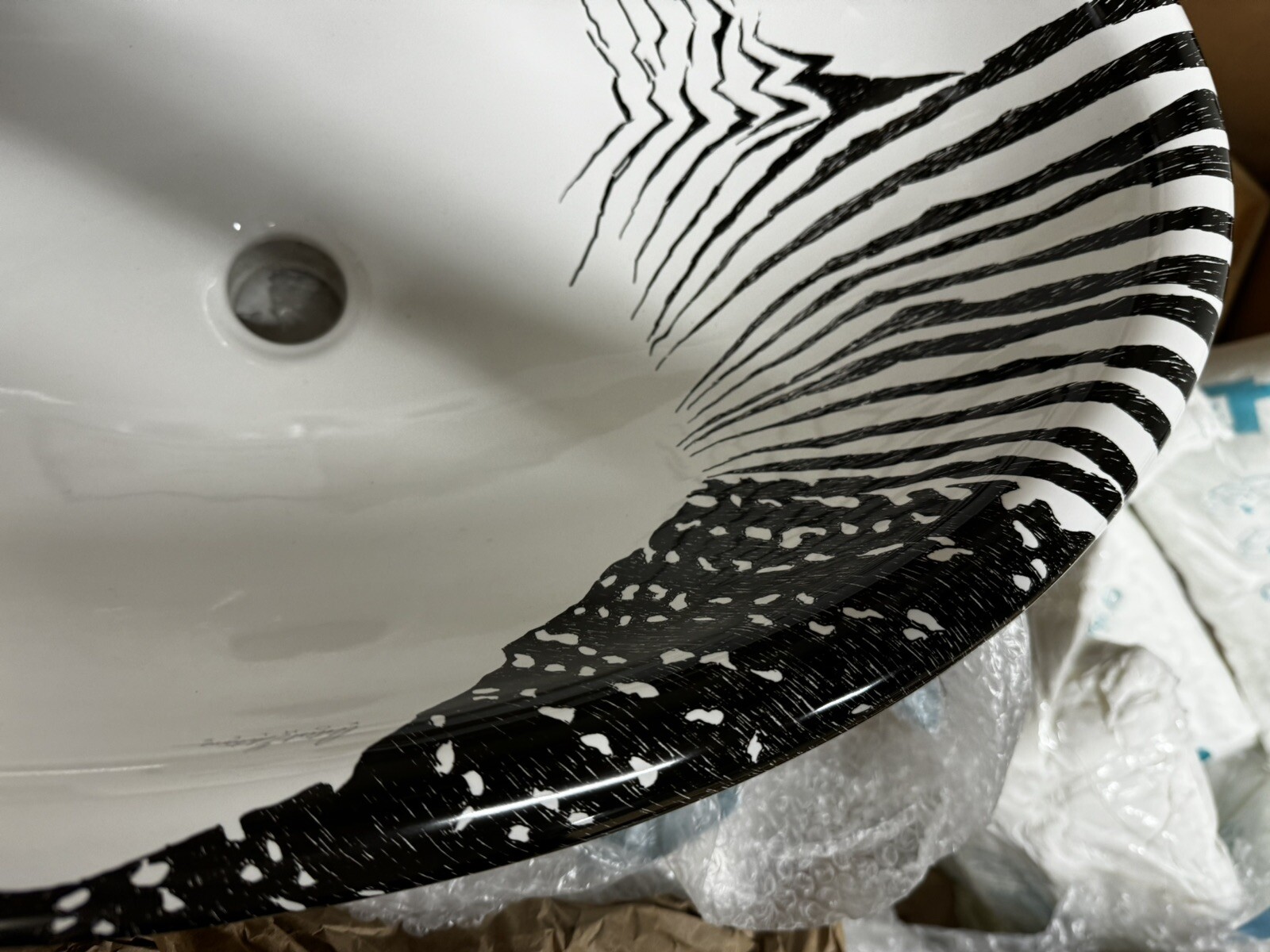 KOHLER Loon design on Vintage Self-rimming lavatory K-14157-NA