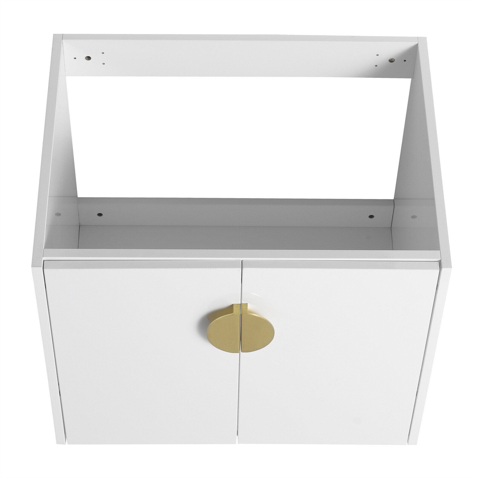 24″28″ Bathroom Vanity Cabinet with Sink and Soft Close Doors for Small Bathroom