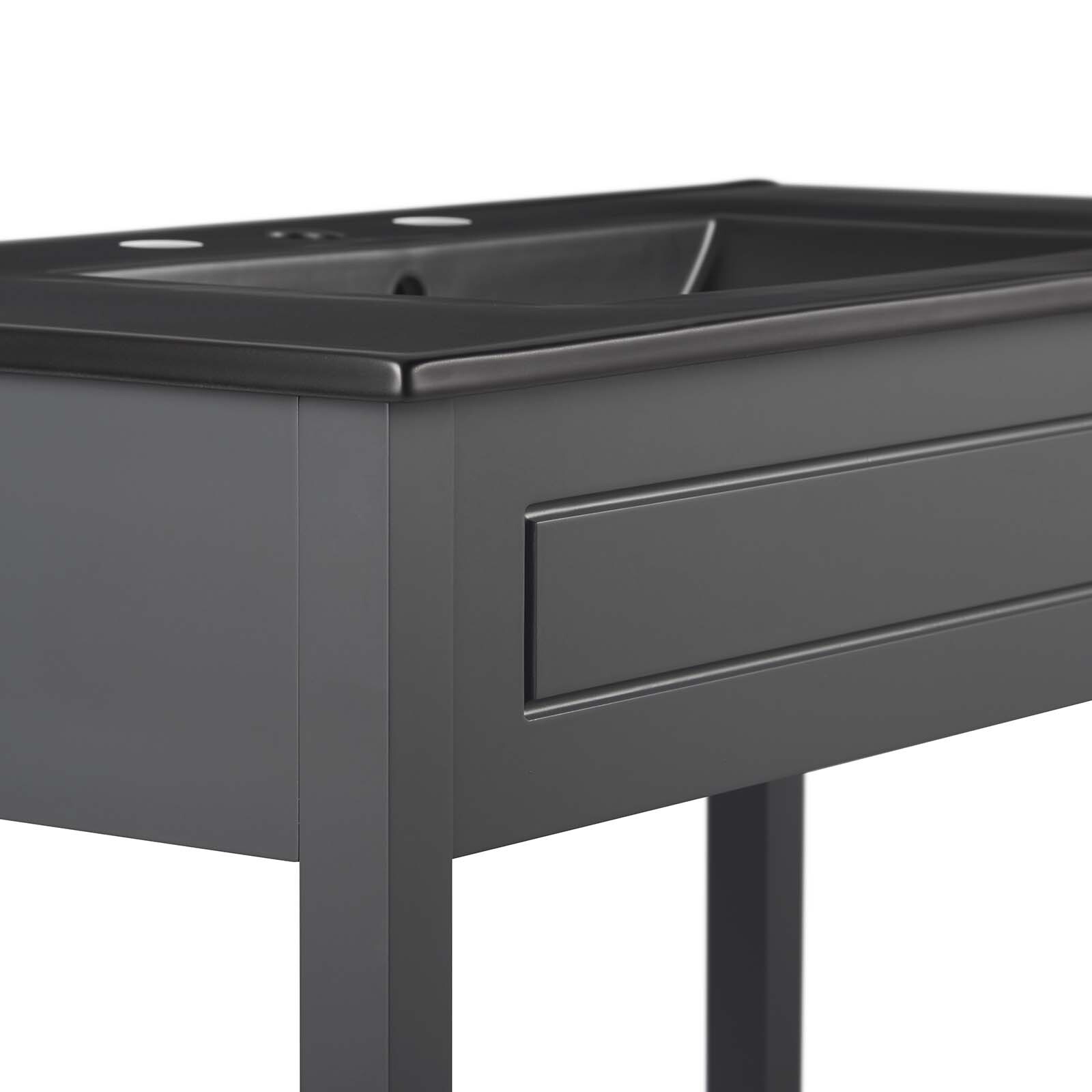 Modway Altura 24″ Bathroom Vanity in Gray Black