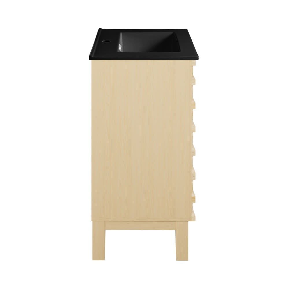 Swiss Madison SM-BV560MB Cascade 18″ – Natural Oak / Matte Black