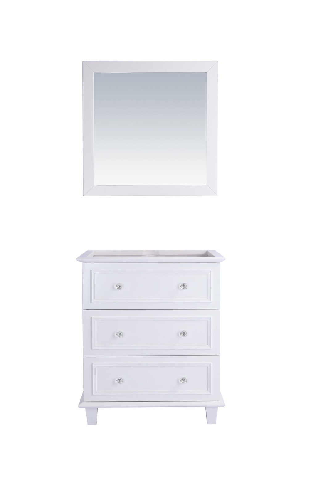 Miseno MV-30-313DVN Luna 30″ – Grey / White Carrara Marble