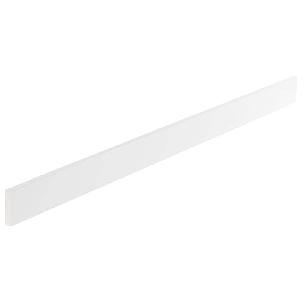 Home Decorators Collection 61 in. W Cultured Marble Vanity Backsplash White