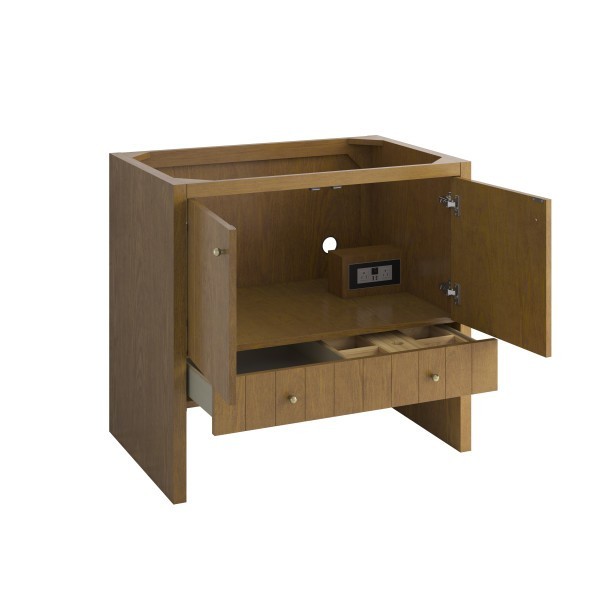 36″ James Martin Hudson 435-V36-HNO Single Vanity Cabinet Honey Oak
