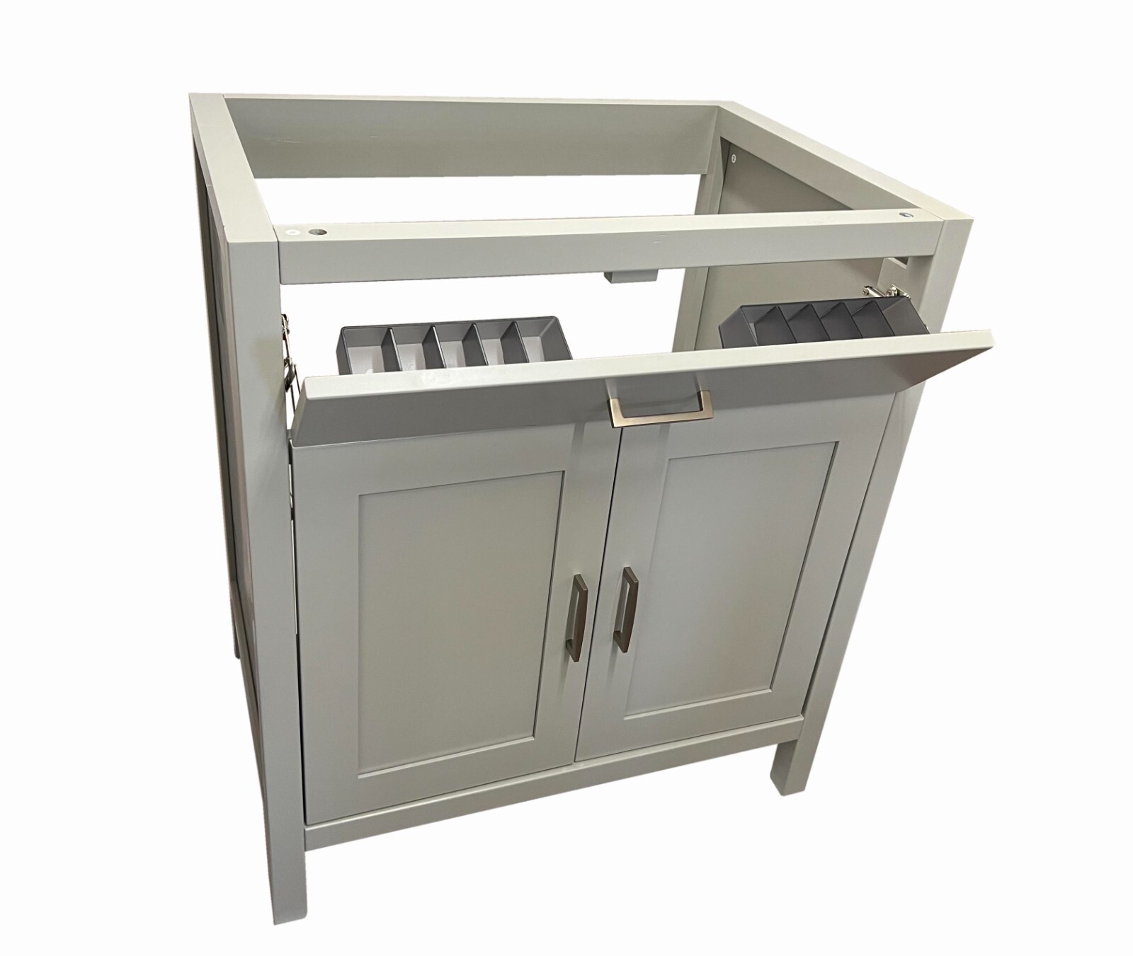 30″ Light grey Shaker Single-sink Bathroom Vanity Base Cabinet NE-V3021-LG