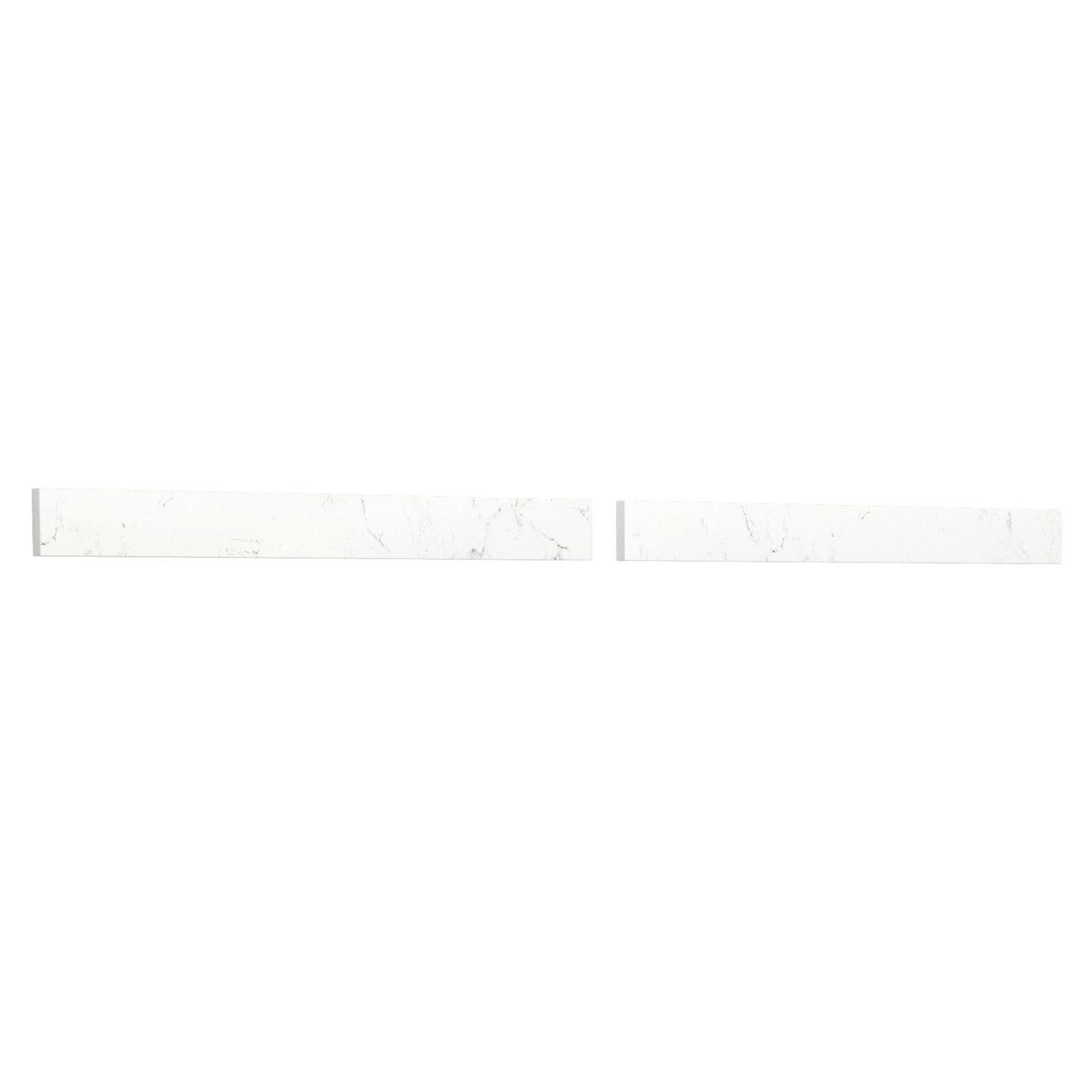Wyndham Collection WCFVCA160BS 60″ x 3″ Backsplash – Carrara Cultured Marble
