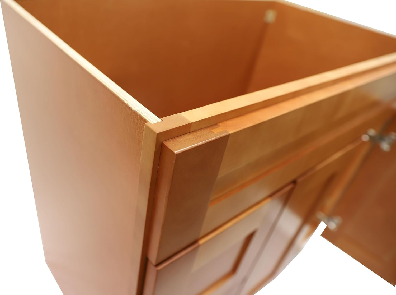 36″ Maple Shaker Sink Base Bathroom Vanity with Drawers – Easy Assembly