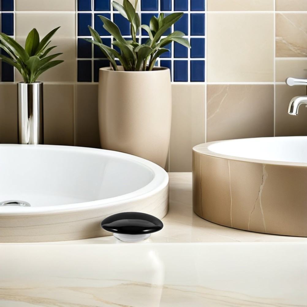 2pcs Bathroom Sink Drain : Sink Hole Cover Drain Plug – Universal