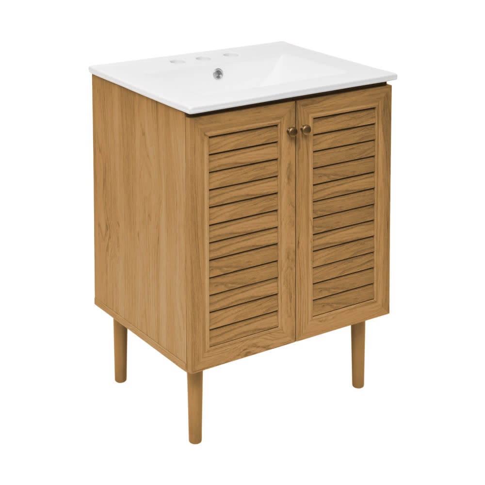 Swiss Madison SM-BV373-3 Bron 24″ – Golden Oak / White