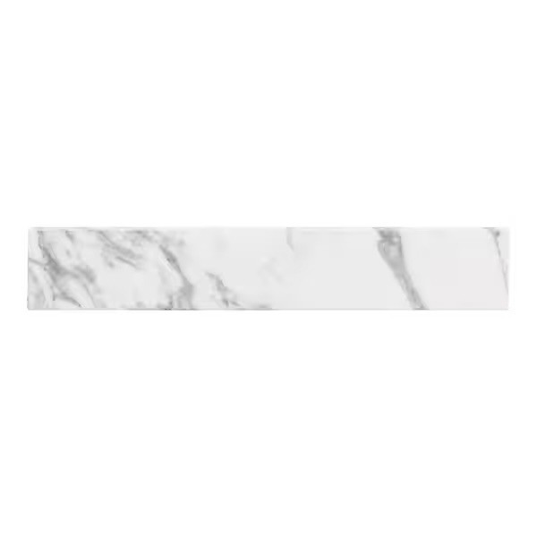 Home Decorators Collection 21in Cultured Marble Side Splash in Toscana
