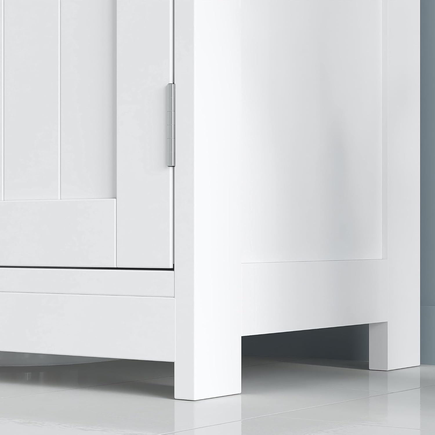 23.5″ Pedestal Sink Storage Cabinet Freestanding Bathroom Under Sink Cabinet W/