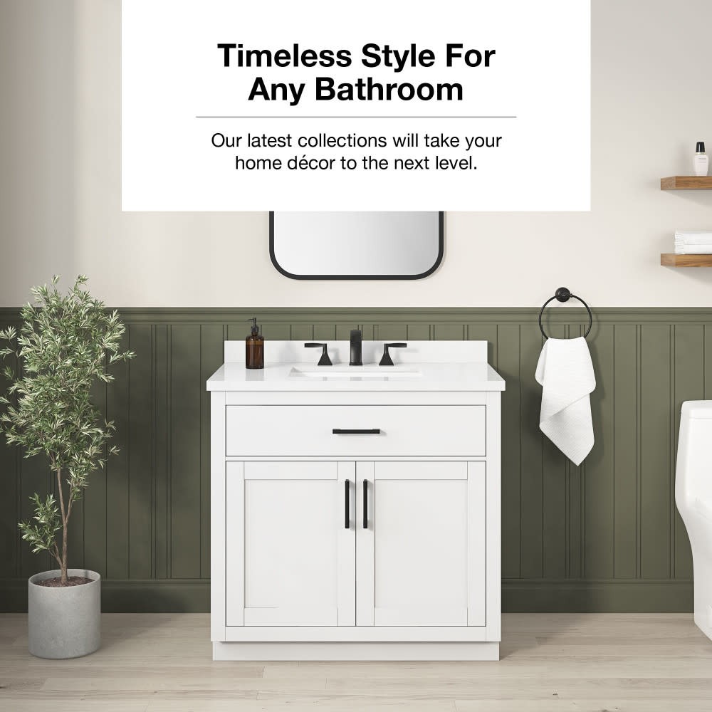 Ove Decors 15VVA-BAI236 Bailey 36″ – Matte Black Wood