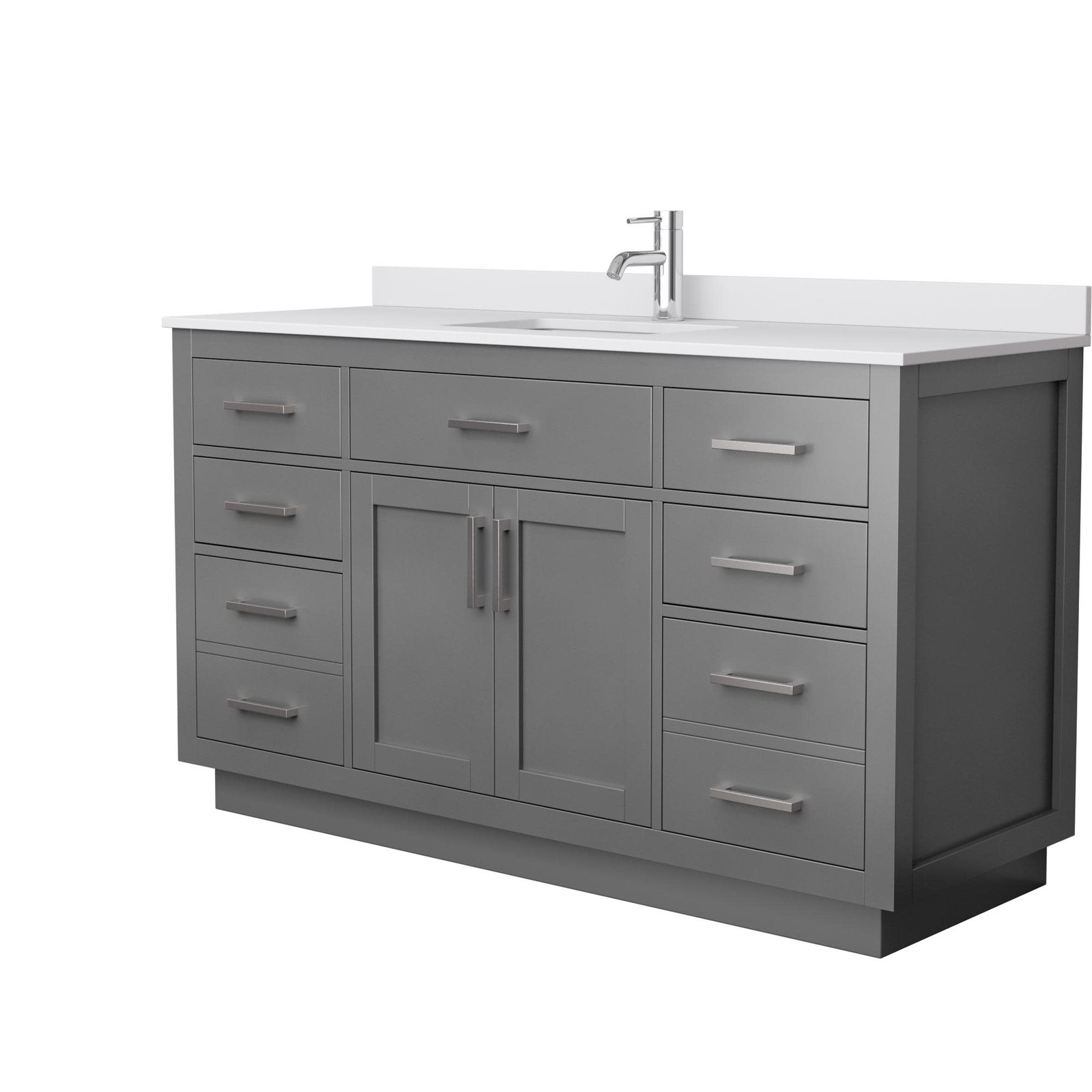 Wyndham Collection WCG262660S-VCA-UNSMXX Beckett TK 60″ – Dark Blue / Carrara