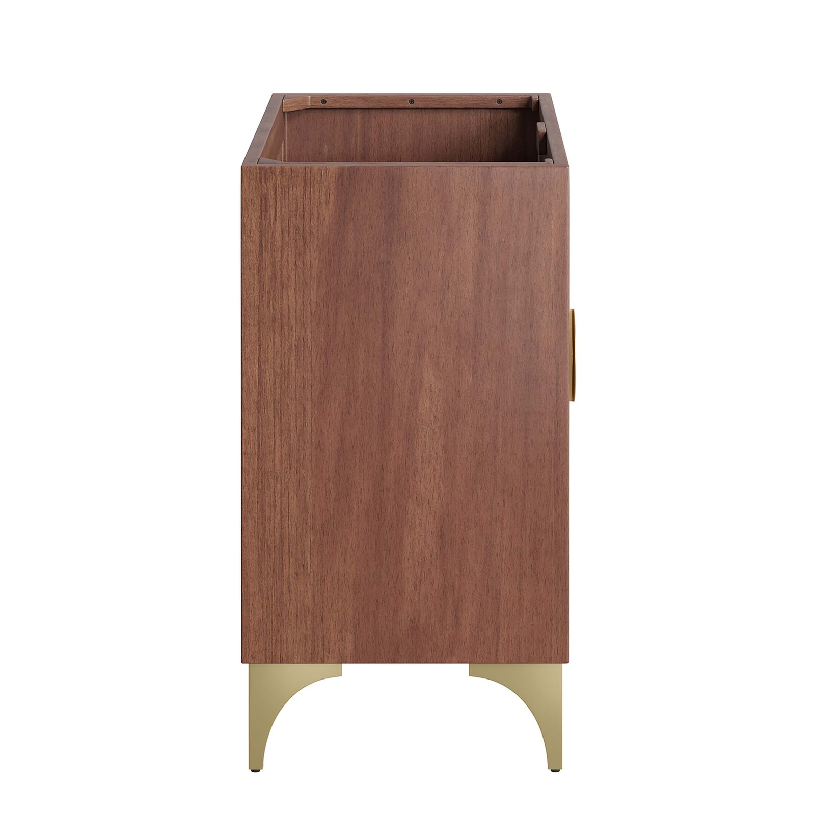 Modway Daylight 36″ Bathroom Vanity Cabinet in Walnut – Sink Basin Not Included