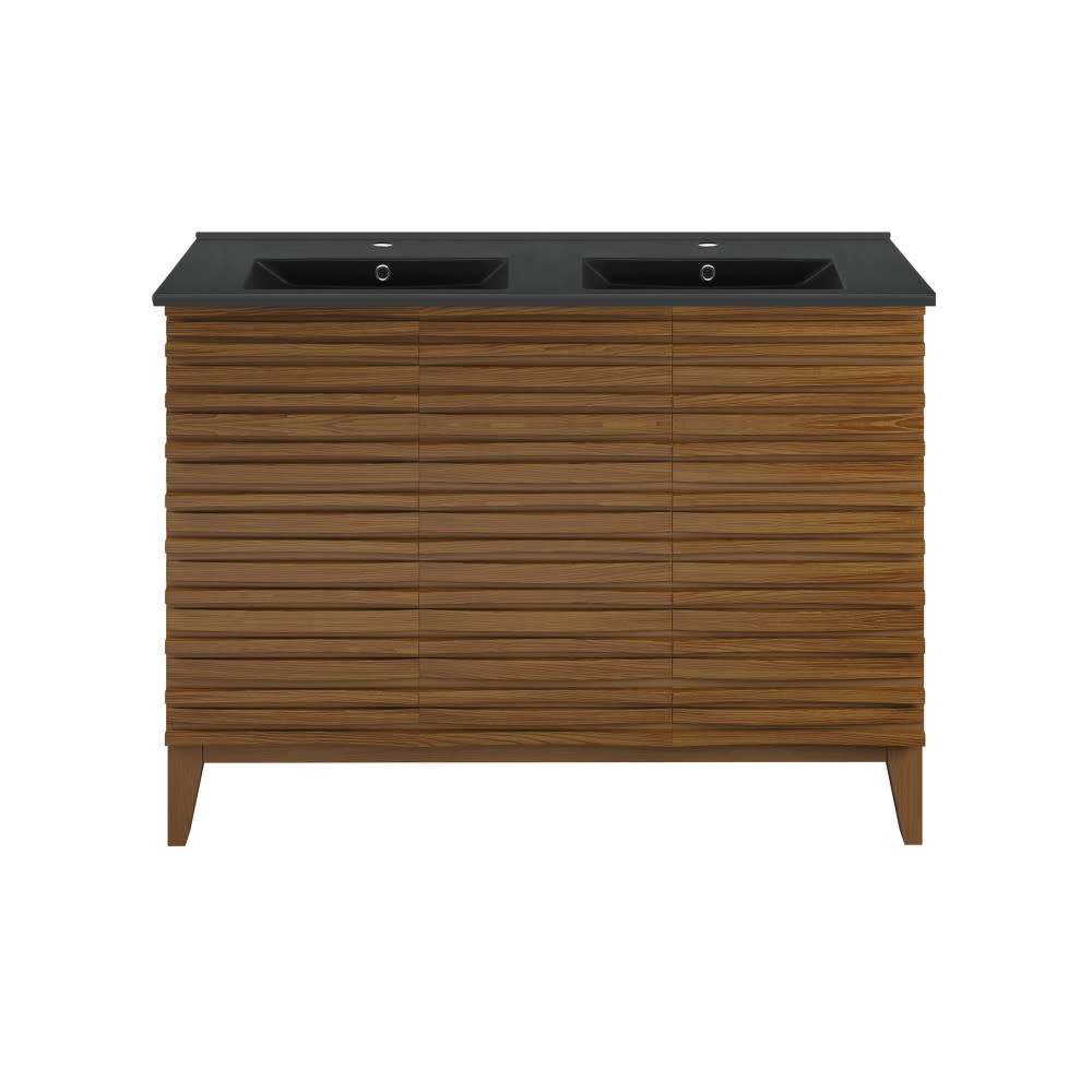Swiss Madison SM-BV557D Cascade 48″ – Brown Oak / White